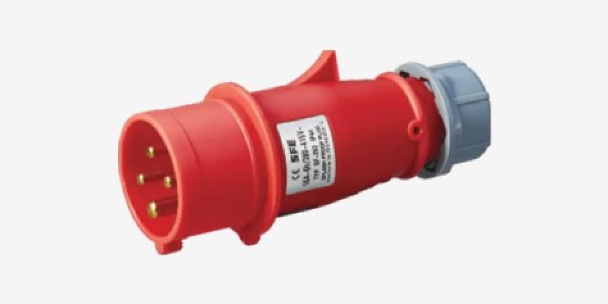 Shangfeng 4 Pin Industrial Plug for Heavy Equipment and Construction Sites