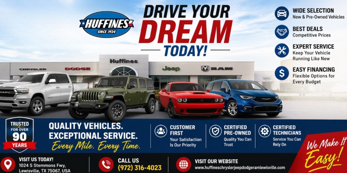 Looking for a trusted, reliable, and customer-first car dealership in Texas? | Huffines Chrysler Jeep Dodge Ram Lewisvil