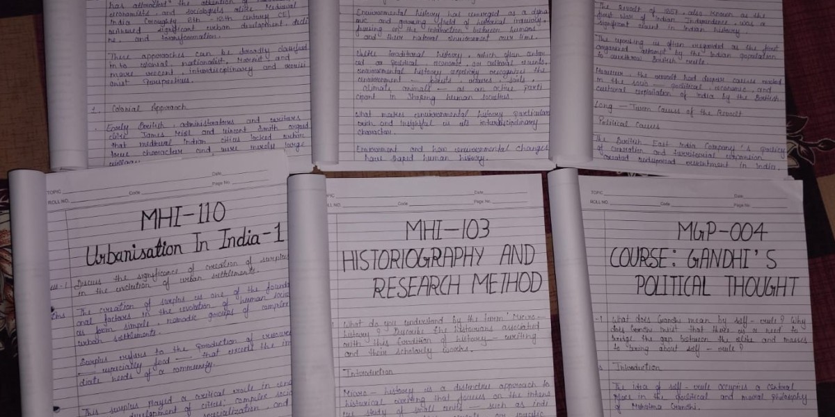 How to get ready to submit IGNOU Handwritten Assignment