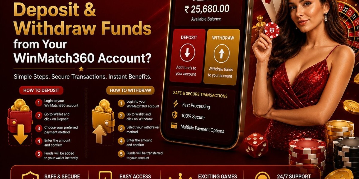 How to Deposit & Withdraw Funds from Your WinMatch360 Account?