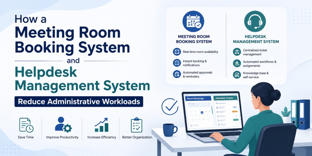 How a Meeting Room Booking System and Helpdesk Management System Reduce Administrative Workloads