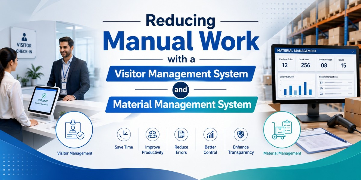Reducing Manual Work with a Visitor Management System and Material Management System