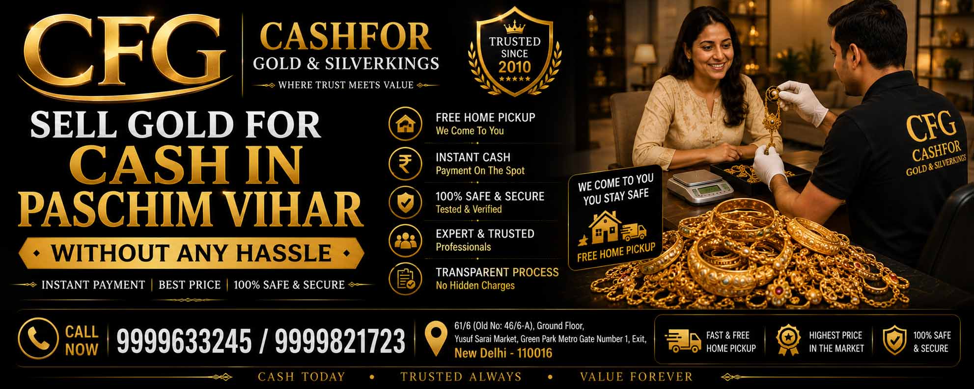 Best Trusted Gold Buyers in Delhi NCR Near You