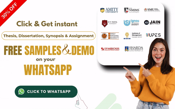MBA Project Report & Sample 2026