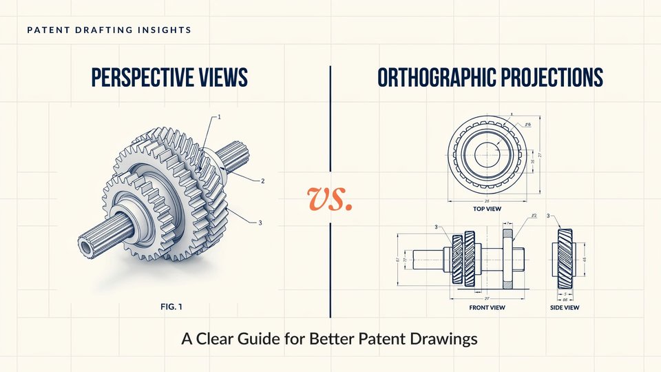 Patent Perspective Views vs. Orthographic Projections