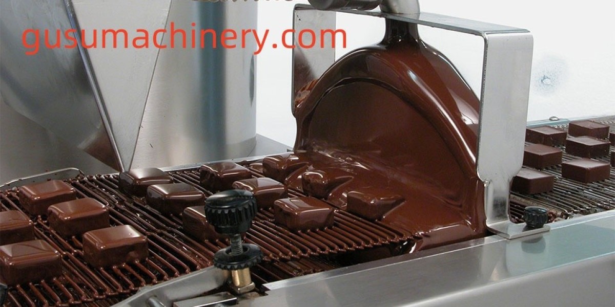 Chocolate Enrober Gusumachinery Enhancing Industrial Chocolate Processing