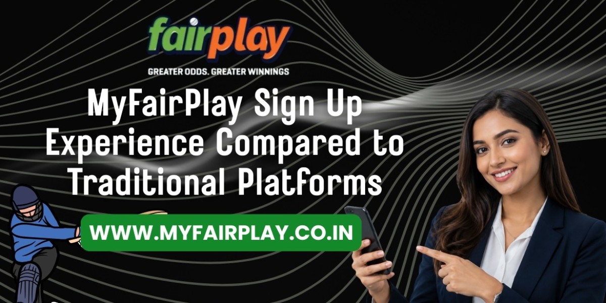 MyFairPlay Sign Up Experience Compared to Traditional Platforms