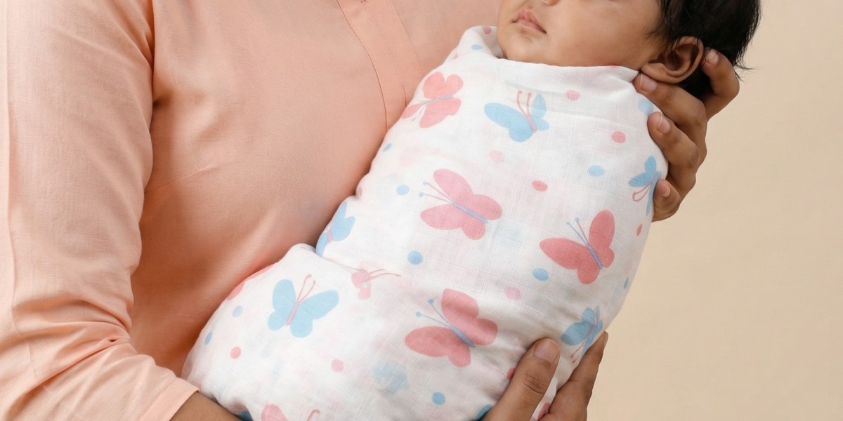 Wrap Your Baby in Comfort with Premium Organic Muslin Swaddle Blankets