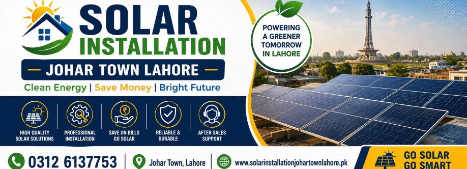 Solar Installation Johar Town Lahore Cover Image
