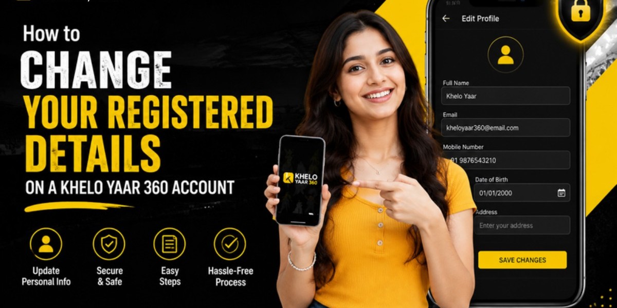 How to Change Your Registered Details on a Khelo yaar 360 Account