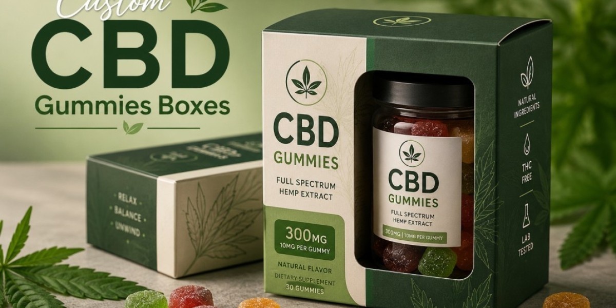 Custom CBD Gummies Boxes | Wholesale Packaging Solutions