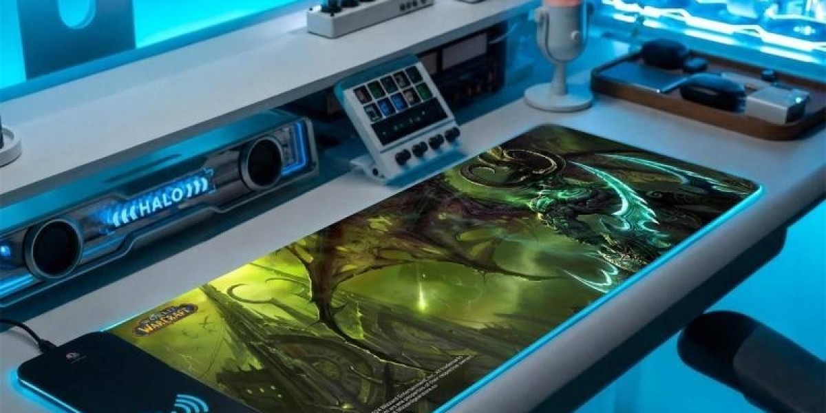 Washington Gamer Review | Illidan Stormrage RGB desk mats, World of Warcraft Gear Store