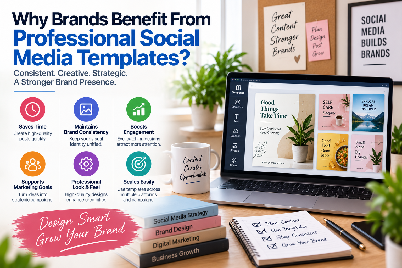 Why Brands Benefit From Professional Social Media Templates?